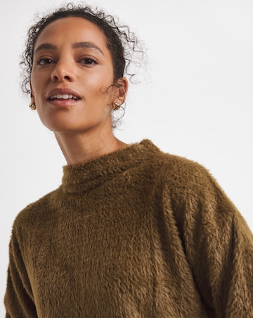 Brushed High Neck Soft Touch Top