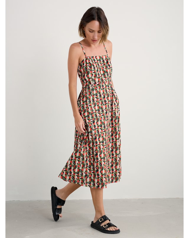 Seasalt Madern Shoestring Strap Fit-And-Flare Dress