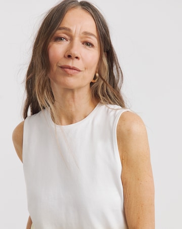 Pure Cotton Yellow Ombre Tank Vest