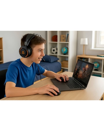 Entity 11.6in Yoga Intel 128GB Windows Laptop, Wireless Mouse and Headset Bundle