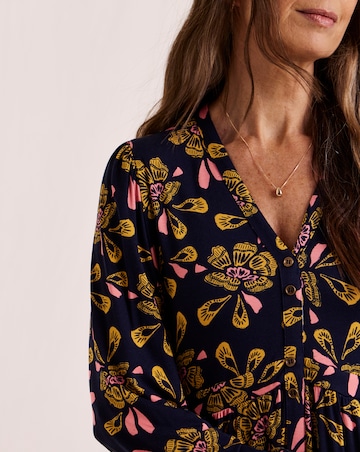 Julipa Button Jersey Midi Dress