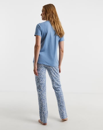 JD Williams (2 Pack) Value Pyjama Sets Leaf Print