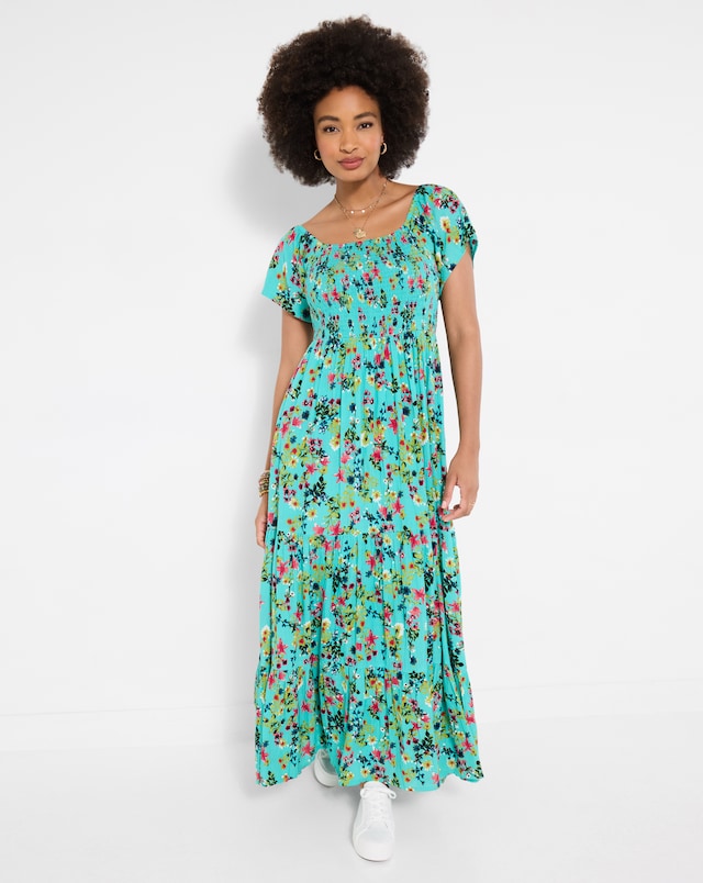 Joe Browns Summer Meadows Ditsy Print Crinkle Maxi Dress