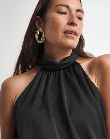 Joanna Hope Corsage Halter Neck Top