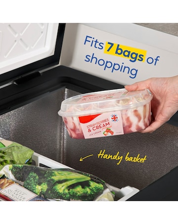 Russell Hobbs RH142CF0E1B 143L Chest Freezer - Black - E Rated