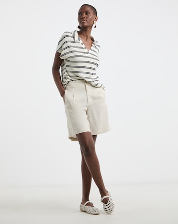Linen Bermuda Shorts