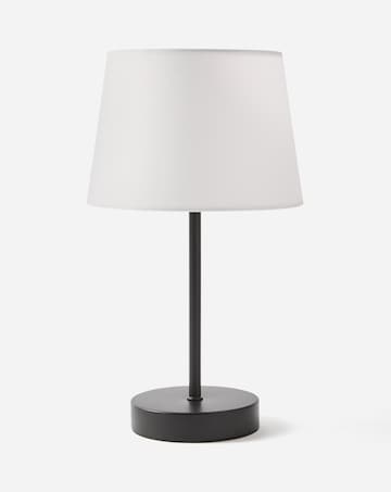 Owen White and Matt Black Table Lamp
