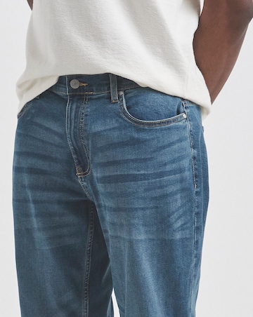 Union Loose Fit Stretch Jeans Mid Wash