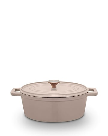 Barbary & Oak Nattura 29cm Oval Casserole Dish Beige