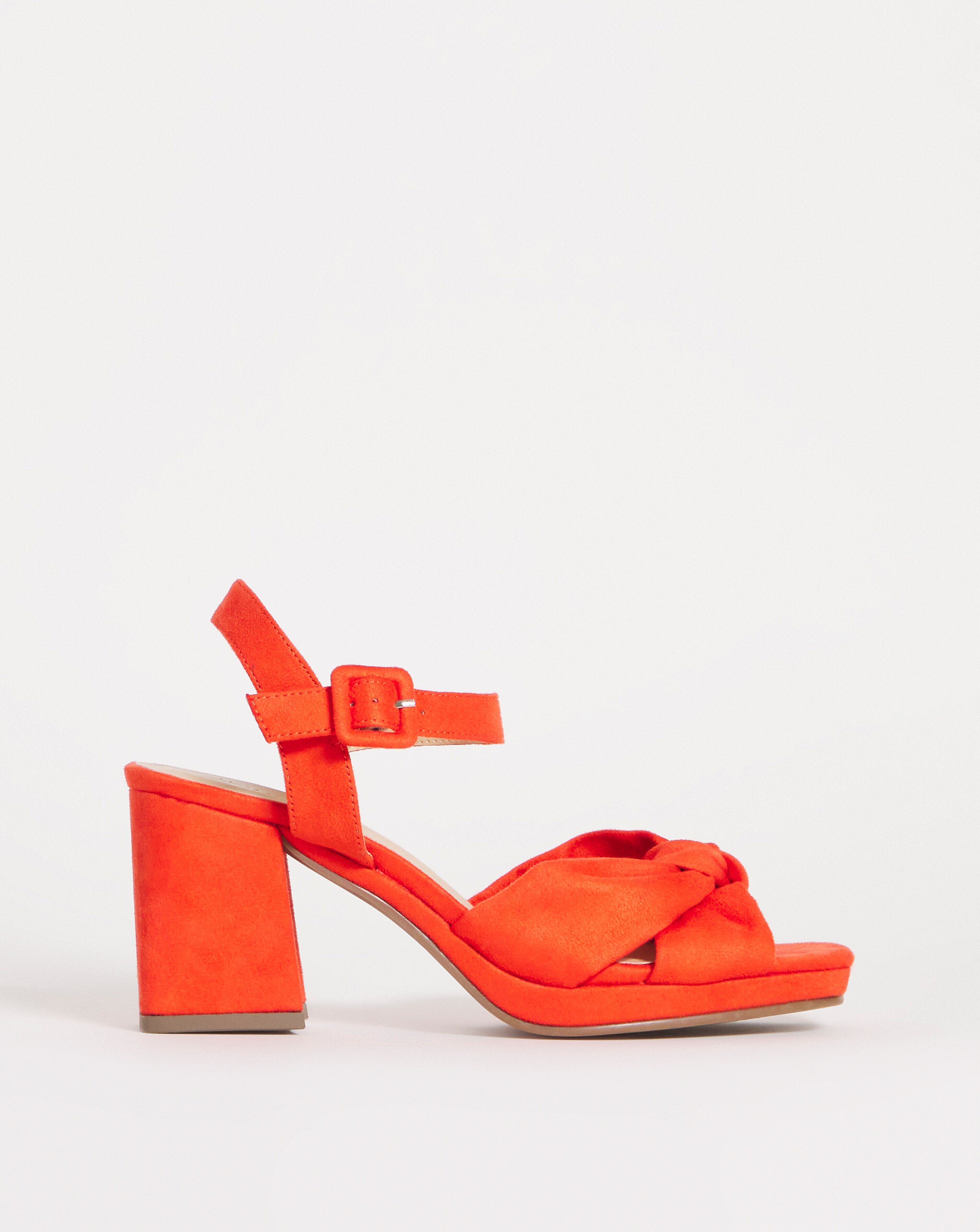 Missy Knotted Vamp Platform Sandal - Extra Wide Fit (EEE)