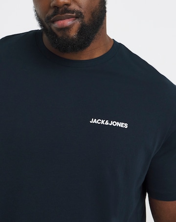 Jack & Jones Everest Logo PJ Set - Navy