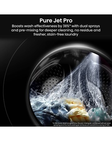 Hisense KitchenFit 5i Series WF5I1245BBR 12kg Washing Machine - Black