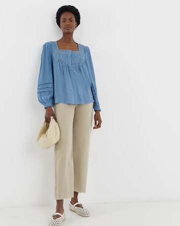 Square Neck Prairie Blouse