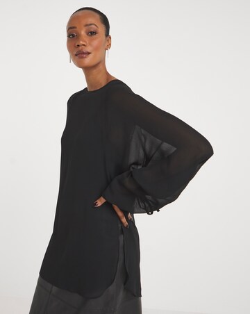 Joanna Hope Tie Sleeve Blouse