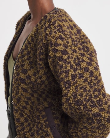 VANS Suffolk Cheetah Check Pile Coat