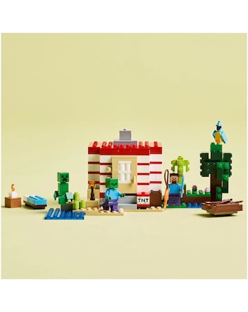 LEGO Minecraft The TNT Jungle House Video Game Collectible Building Toy 21275