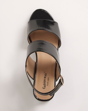 Cushion Walk Block Heeled Sandals E Fit