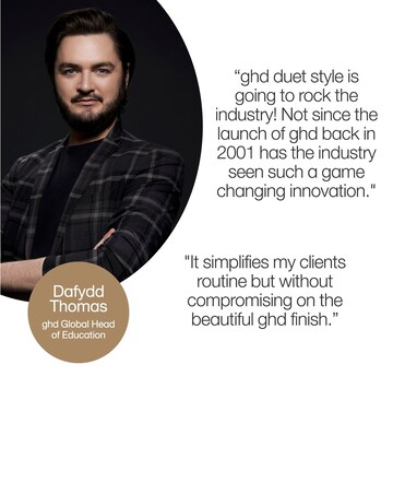 GHD Duet 2 in 1 Hot Air Styler in White