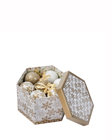 Three Kings Snowflake Baubles - Set of 14