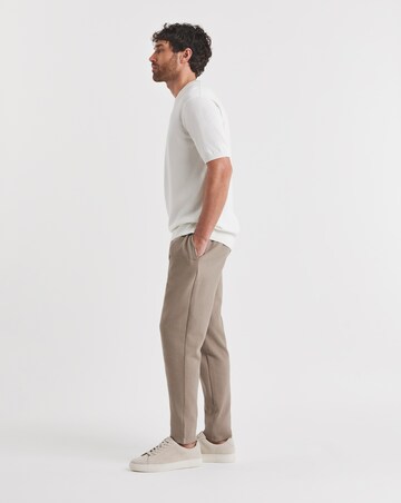 Folio Off White Knitted Crew Neck T-Shirt