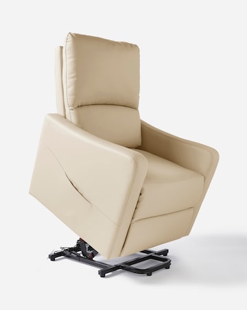 Lincoln Faux Leather Electric Recliner Armchair