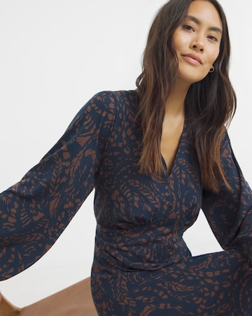 Soft Touch V Neck Tea Dress