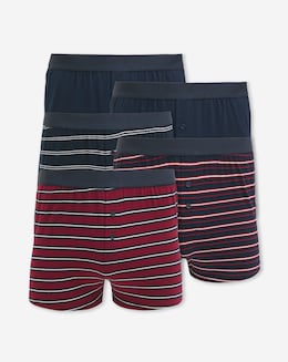 5 Pack Stripe Loose Boxers