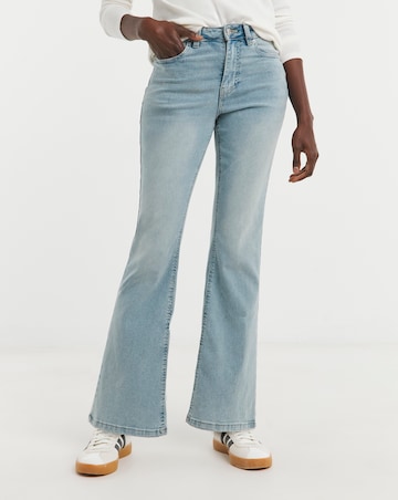 Light Blue High Waist Super Soft Bootcut Jeans