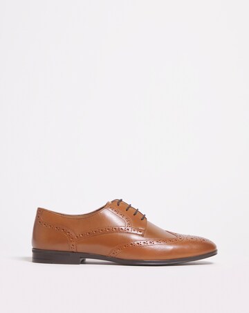 Formal Leather Brogue Wide