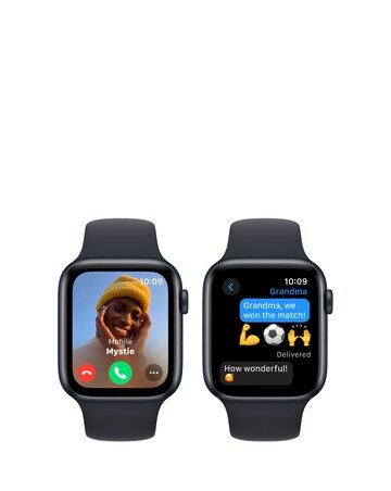 Apple Watch SE GPS 44mm Midnight Aluminium Case with Midnight Sport Band - S/M