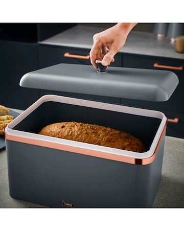 Tower Cavaletto Bread Bin Grey