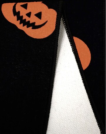 Halloween Pumpkin Washable Runner & Doormat Set