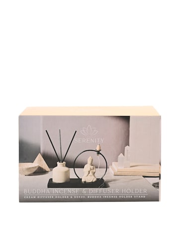 Serenity Buddha Incense & Diffuser Holder Gift Set