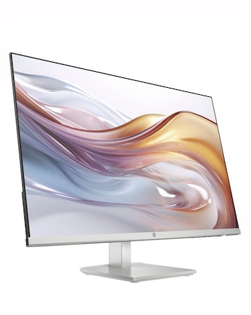 HP Series 7 27in 100Hz Ful HD Height Adjust Monitor - Silver