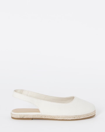 Sherelle Espadrille Flat Slingback Shoes - Extra Wide Fit (EEE)