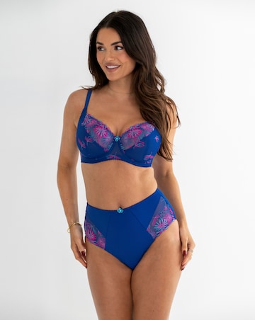 Pour Moi St Tropez Full Cup Wired Bra Cobalt/Pink
