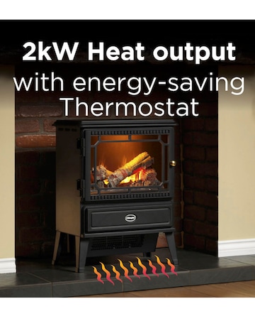 Dimplex Club Optiflame Black Stove