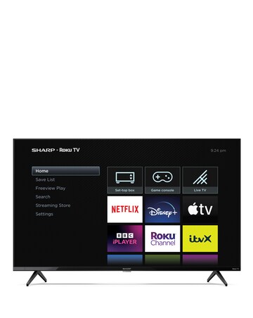 Sharp 4T-C43GJ4225K 43in Smart UHD Roku LED TV