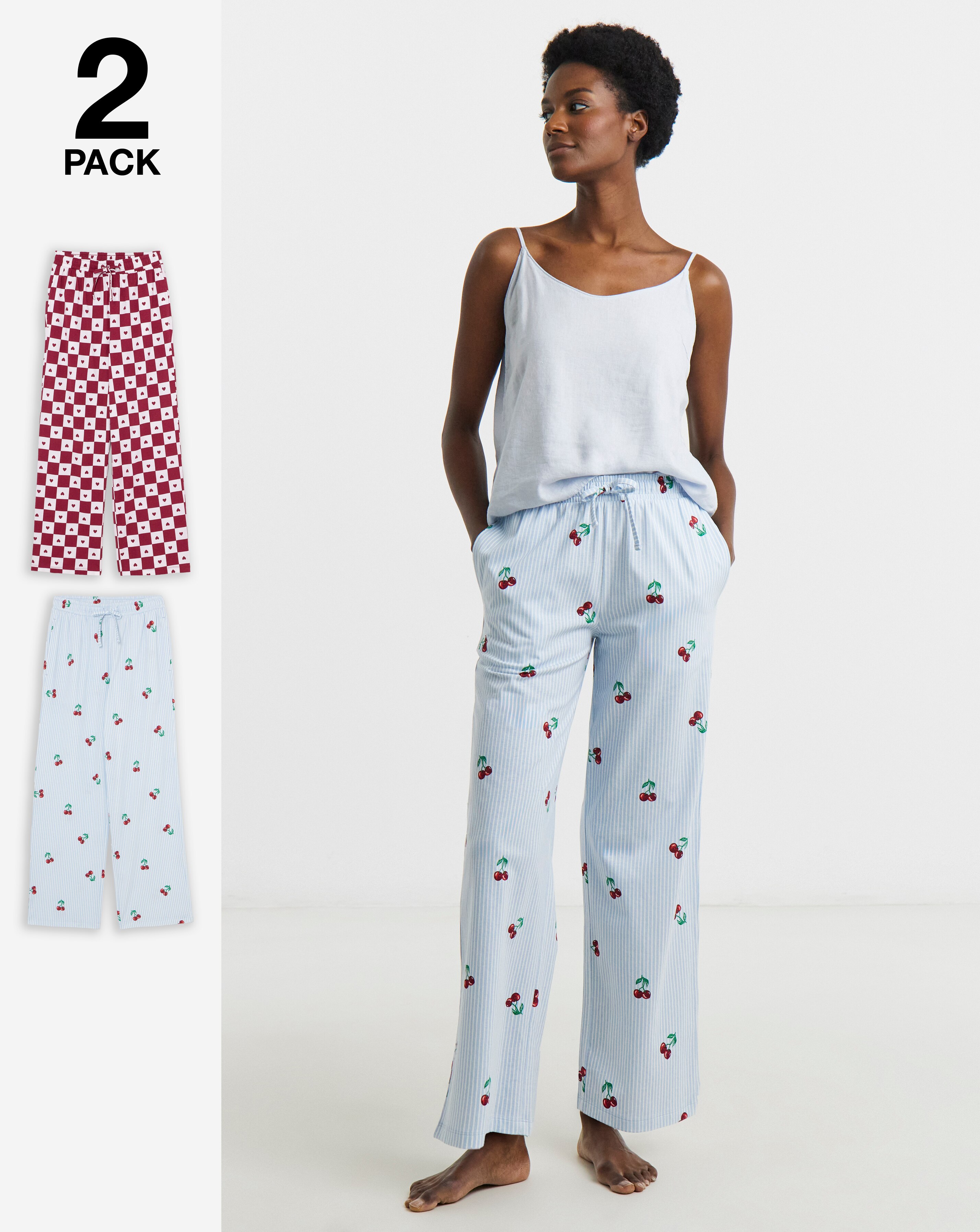 Pretty Secrets (2 Pack) Pyjama Bottoms