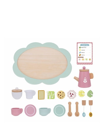 Tooky Toy Wooden Afternoon Tea Set