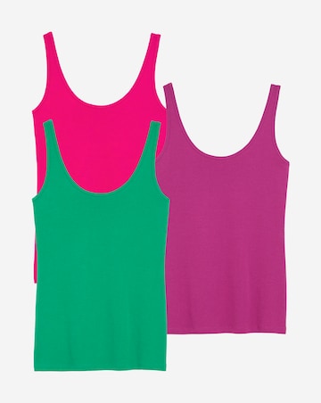 Pure Cotton 3 Pack Vests