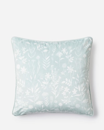 Embroidered Butterfly Cushion