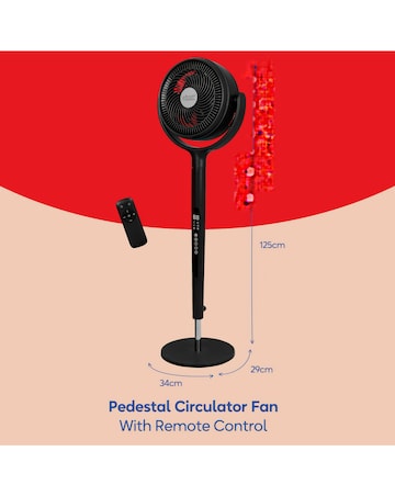 Russell Hobbs Pedestal Circulator 360 Fan