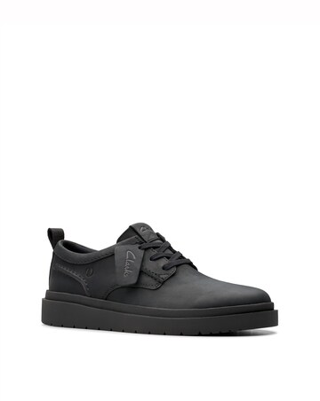 Clarks Polden Lace Shoe - Black