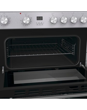 Hisense HDE3211BXUK 60cm Electric Cooker Ceramic Hob - Grey