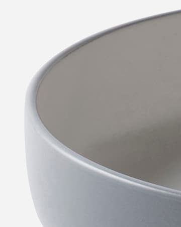 Stoneware Grey Set of 4 Pasta Bowls