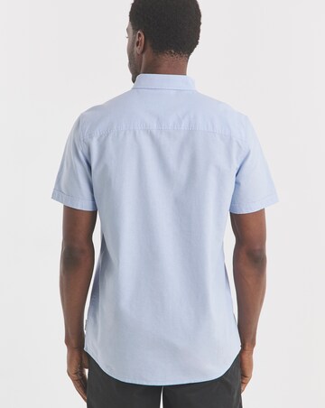 Voi Plain Oxford Short Sleeve Shirt Long