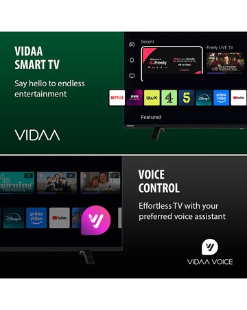 Toshiba 50UV1563DB 50in 4k Ultra HD Smart TV with Freely