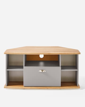 Brooke Ready Assembled Corner TV Unit