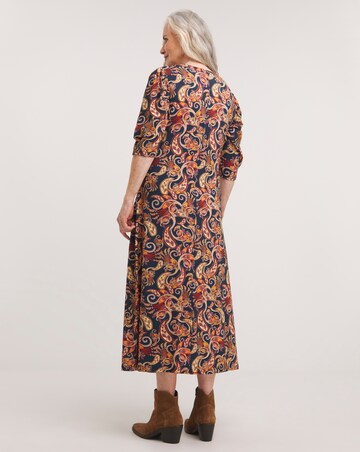 Joe Browns Perfectly Pleasing Paisley Midaxi Jersey Dress